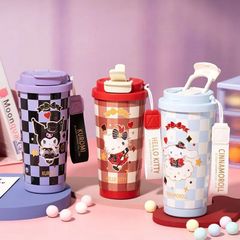 Hello Kitty 千鳥格子柄 タンブラー 560ml - メルカリ