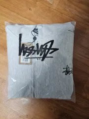 STUSSY フード ジップアップ グレー 新品