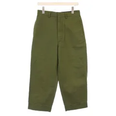 マルニ MARNI ミリタリーパンツ ワイド テーパード 38 カーキ /KH