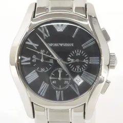 EMPORIO ARMANI エンポリオアルマーニ クロノグラフ AR-0673 クオーツ 腕時計 ※現状品