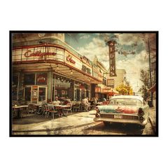 SMITH'S GROCERY コカ・コーラの絵画パブミラー - メルカリ