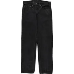 古着 リーバイス Levi's 505 ブラックデニム テーパードデニムパンツ メンズw33相当/eaa597533