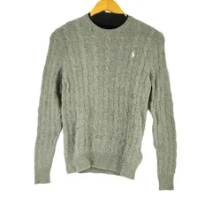 ポロラルフローレン POLO RALPH LAUREN スモールポニー刺繍カシミヤ混ケーブルニット レディース import：S 