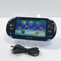 極美品 PSVITA PCH 2000 ブルーブラック PlayStation Vita FW3.74