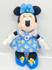 東京ディズニーリゾート ぬいぐるみバッジ Disney Blue Ever After ミニー(水色/花) 2021