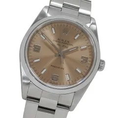 ロレックス ROLEX エアキング 14000M D番 時計 メンズ ブランド 自動巻き AT ステンレス SS シルバー ピンク 磨き済み【中古】