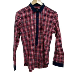 Burberry Black Label(バーバリーブラックレーベル) 長袖シャツ サイズ2 M メンズ - ピンク×ダークネイビー×マルチ チェック柄