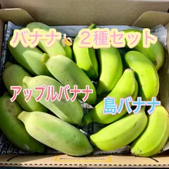 良品 沖縄県産 バナナ2種セット 約900g｜アップルバナナ 島バナナのサムネイル