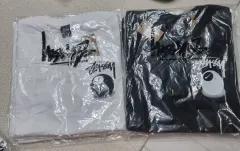 正規品1000% STUSSY ステューシー ボール 半袖 Tシャツ 白/黒 新品 未開封