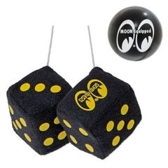 MOONEYES ムーンアイズ ファジー ダイス ブラック&アンテナボール