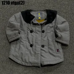 モイモルン グレー キルティング コート100 1210