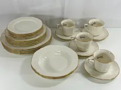 未使用品 NORITAKE CHANDON ノリタケ アイボリーチャイナ シャンドン 食器セット 金縁