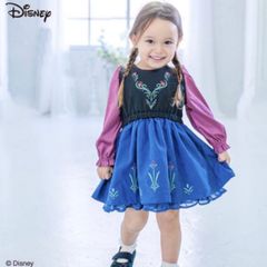 【新品未使用】cottoli エルサ ドレス 110cm バースデイ　ワンピース バースデイ ディズニー エルサ ドレス 110 ワンピース コトリ アナ雪