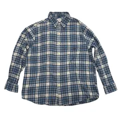 CHAPS 長袖シャツ 刺繍ロゴ XL チェック O-1