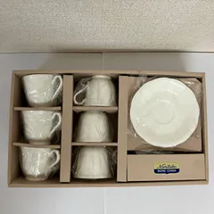 【未使用】NORITAKE　ノリタケ　カップ　ソーサー　6組セット　白