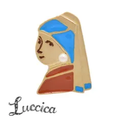 ブローチ ルチカ Luccica  真珠の耳飾りの少女 ブローチ LU-2101-22  luccica farbe 2506のサムネイル