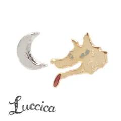 ルチカ Luccica 月とウルフ  イヤリング LU-1705-21 2512のサムネイル