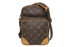 LOUIS VUITTON ルイヴィトン アマゾン ショルダーバッグ M45236 モノグラム PVC レザー ブラウン 美品 中古 4b010192