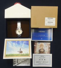 Seiko / I.E.I / Violet Evergarden x Seiko / Memorial Watch / Metal Band / Large Size (Japanese Size) / Watch / Limited to 1000 Pieces / Serial Number: 0299/1000