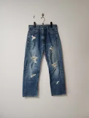 リーバイス 502 ダメージ デニム ズボン W31