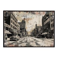 廃盤】Picture Glass Times Square 90x70cm - メルカリ