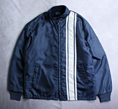 Holloway USA製 袖レザー スタジャン 黒 XL 企業 刺繍 ブラック HOLLOWAY 90〜00s初頭USA製ウールレザー切替スタジャン企業ロゴ刺繍