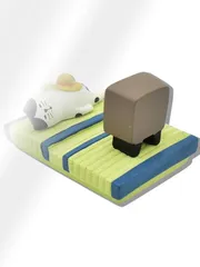 CIOP(シオップ) どうぶつ スマホスタンド たたみ ねこ 01 畳 麦わら 帽子 スマホ立て かわいい 可愛い おしゃれ フィギュア 卓上 iphone/ipad/タブレットパソコン