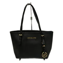 MICHAEL KORS(マイケルコース) トートバッグ - 黒 レザー