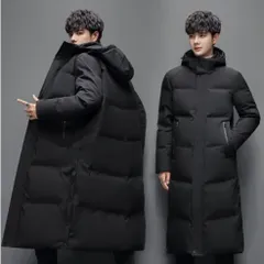 ダウンジャケット メンズ レディース ロング丈 カジュアル 冬服 暖かい 防風 保温 カップル 高級感 上品 ストレスフリー プレゼント ギフト