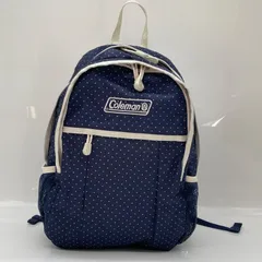 BN7119●Coleman  コールマン リュック　キッズ  ネイビー ドット柄