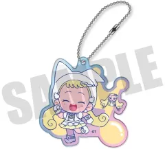 【中古】キーホルダー F.ハナ にゅ～とろ キラキラアクリルキーホルダー 「おジャ魔女どれみ」