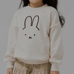 ミッフィー　miffy　トレーナー　スウエット　110サイズ　新品未使用　タグ付き　子供服　KIDS　キッズ　ベージュ