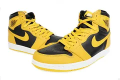 ナイキ NIKE AIR JORDAN1 RETRO HIGH OG Pollen エア ジョーダン 1 ハイ パラン 555088-701 28 黄 黒 イエロー ブラック ブランド古着ベクトル 中古▲■251101