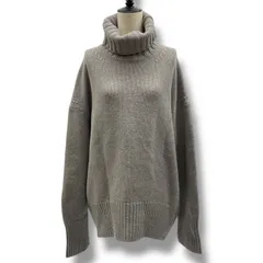 GALERIE VIE ギャルリーヴィー ファインウール ハイネックプルオーバー ニットセーター タートルネック オーバーサイズ 23-02-04-02102 灰色 グレー Mサイズ レディース 冬 ゴーゴー古着マルイ北千住店 4 No.1373