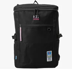 メイオーシャン　MEI OCEAN　リュック 27L　パープル　ボックス型　ベーシック　 62056 　Box back pack A4収納　ポリエステル　ファスナー　通学　通勤　シンプル　ポケット　お子様　大人