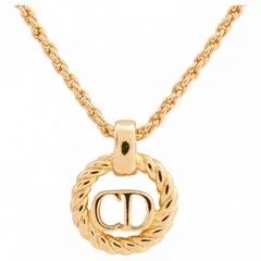 ディオール ネックレス CDロゴ ラウンド ゴールド Aランク di9907yg