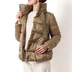 25AWモデル ヘルノ HERNO レディース ポーラテック サテン ダウンジャケット【キャメル】 PI001936D 12170Z 2157/【2025-26AW】l-outer