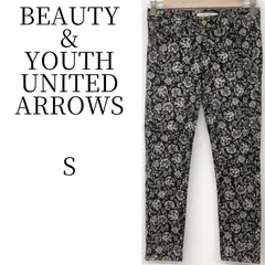 BEAUTY&YOUTH UNITED ARROWS ビューティアンドユースユナイテッドアローズ ブラック・花柄 S