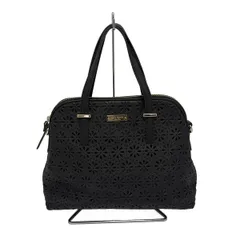 Kate spade(ケイトスペード) ハンドバッグ - PXRU4939 黒 パンチング レザー