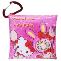 【メール便】メゾピアノxハローキティ ミニポーチ マルチクリアケース SSサイズ チェリーB サンリオ バンダイ 小物入れ キャラクター グッズ 