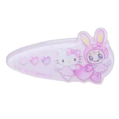 【メール便】メゾピアノxハローキティ ヘアアクセ ヘアクリップPlus エンジェルA サンリオ バンダイ 前髪クリップ キャラクター グッズ 