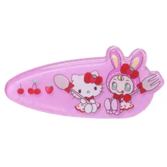 【メール便】メゾピアノxハローキティ ヘアアクセ ヘアクリップPlus チェリーA サンリオ バンダイ 前髪クリップ キャラクター グッズ 