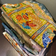 【まとめ売り】正絹留袖10枚 リメイク素材　ハンドメイド向け