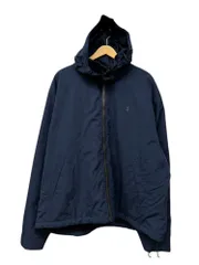 POLORALPH LAUREN (ポロラルフローレン) 裏フリース ナイロンジャケット 中綿ウォームアップ 古着 00s XL ネイビー メンズ/199