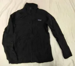 patagonia パタゴニア フリースジャケット フルジップ 黒 ユニセックス S-M fg1210-4