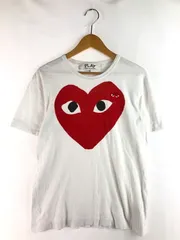 【中古品】PLAY COMME des GARCONS プレイコムデギャルソン PLAY HEART LOGO S/S T-SHIRT AZ-T026 プレイ ハート ロゴ ショートスリーブ Tシャツ 半袖Tシャツ 【140-250902-yy-01-tag】