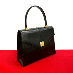 ほぼ未使用 YVES SAINT LAURENT イヴ サンローラン YSL ロゴ 金具 レザー 本革 ハンドバッグ ミニ トートバッグ ブラック 黒 37546