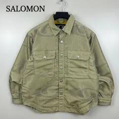 SALOMON 00s archive Warmtech stripes pattern BOX jacket S サロモン アーカイブ ストライプ 総柄 短丈 ジャケット 希少 テックのサムネイル