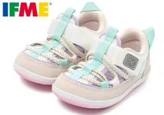 イフミー 20-5303 IFME ベビーサンダル ベビースニーカー ベビーシューズ アクアシューズ ウォーターシューズ 水陸両用 面ファスナー 洗えるインソール 洗える中敷き 水遊び 川遊び 海水浴 履きやすい 履かせやすい 子供 赤ちゃん 靴 グリーン