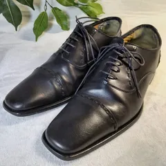【良品】CARLO BOTRINI VISARUNO/カルロ ボットリーニ ビサルノ/ビジネスシューズ/黒/ブラック/約25.5cmのサムネイル